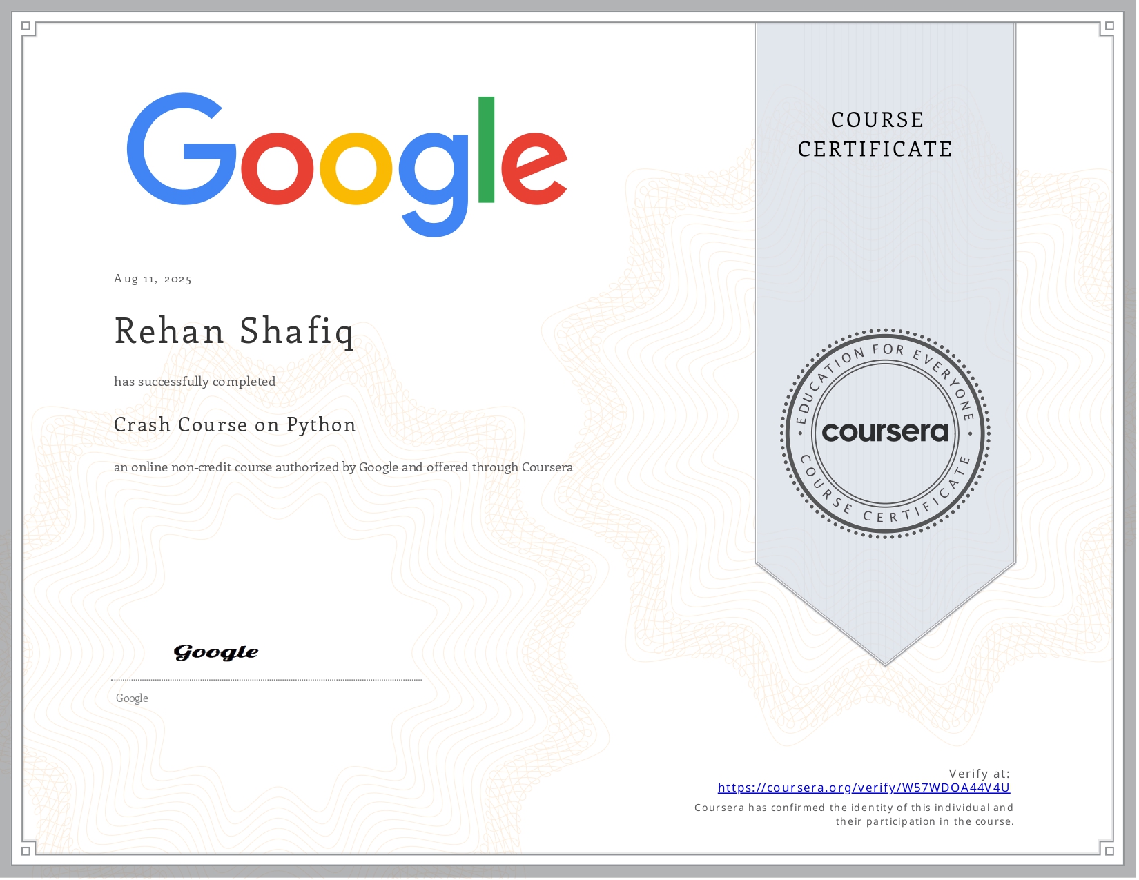 AI Certificate